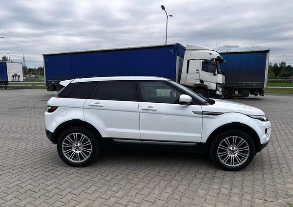 Land Rover Range Rover Evoque cena 71900 przebieg: 179249, rok produkcji 2012 z Boguszów-Gorce małe 137